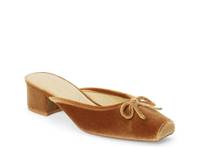 Geneva Mule Honey Velvet view