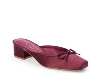 Geneva Mule Fig Satin view