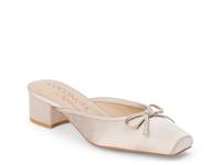 Geneva Mule Taupe Satin view