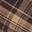 Geneva Mule Brown Plaid Print Fabric view