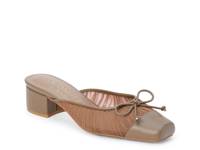 Geneva Mule Mocha Tulle view