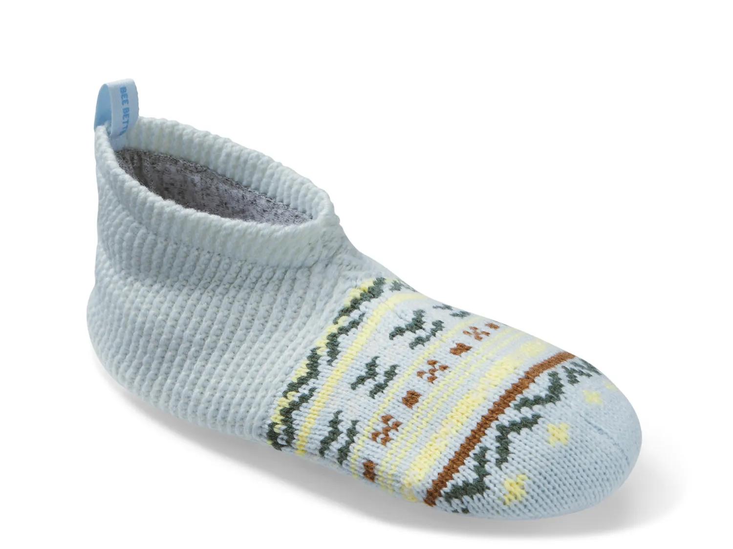 Bombas Gray Men’s Cozy Knit Nonslip Gripper Slippers XL 13-15 Men main image 3