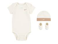 Waffle Baby Onesie 3-Piece Set Ivory view