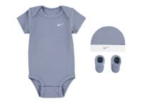 Waffle Baby Onesie 3-Piece Set Blue view