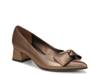 Mavis Pump Dark Gold Leather view