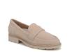 Cleo Loafer Beige Croc Print Suede view