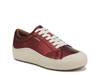 Time Off Platform Sneaker - Women's Burgundy Metallic view