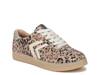 Rebel Sport Sneaker Tan/Black Leopard Print Suede view