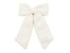 Sequin Hair Bow Clip Ivory view