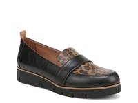 Webster Wedge Loafer Black Leopard Print Synthetic view
