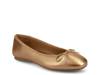 The Hummingbird Ballet Flat Gold Metallic view