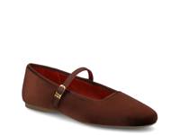 The Hummingbird Mary Jane Flat Red view