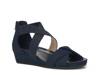 Nichelle Wedge Sandal Navy view