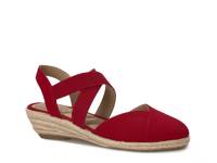 Elayne Wedge Pump Red view