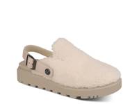 Lilah Clog - Women's Off White Faux Fur view