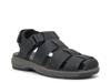 Guideview Cove Fisherman Sandal Black view