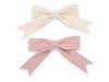 Ribbed Sweater Bow Hair Clip Set - 2 Pack Multicolor view