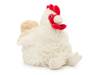 Chicken Warming Stuffed Animal Beige view