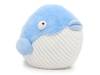 Puffer Fish Warming Stuffed Animal Blue/White view