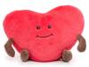 Plush Heart Warming Stuffed Toy Bright Red view