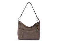 Alameda Leather Shoulder Bag Mushroom Suede view