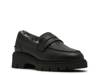 Kimora Waterproof Platform Loafer Black Leather view