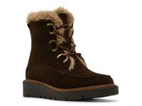 Monday Waterproof Wedge Bootie Dark Brown view