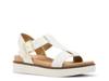 Rosaria Wedge Sandal White Leather view
