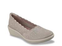 Relaxed Fit Newport Wedge Shimmer Ease Wedge Slip-On Taupe view