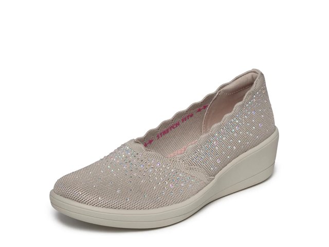 Relaxed Fit Newport Wedge Shimmer Ease Wedge Slip-On