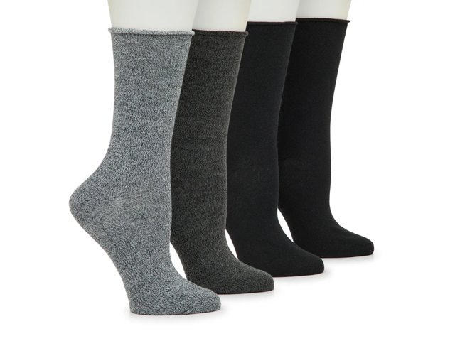 Buttersoft Women's Crew Socks - 4 Pack