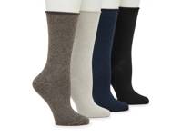 Buttersoft Women's Crew Socks - 4 Pack Multicolor view