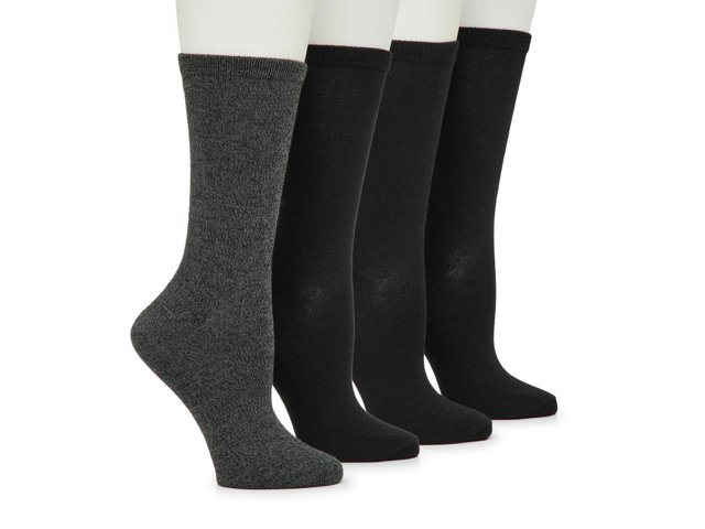 Buttersoft Women's Crew Socks - 4 Pack