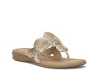 Dezie Sandal Gold Metallic view