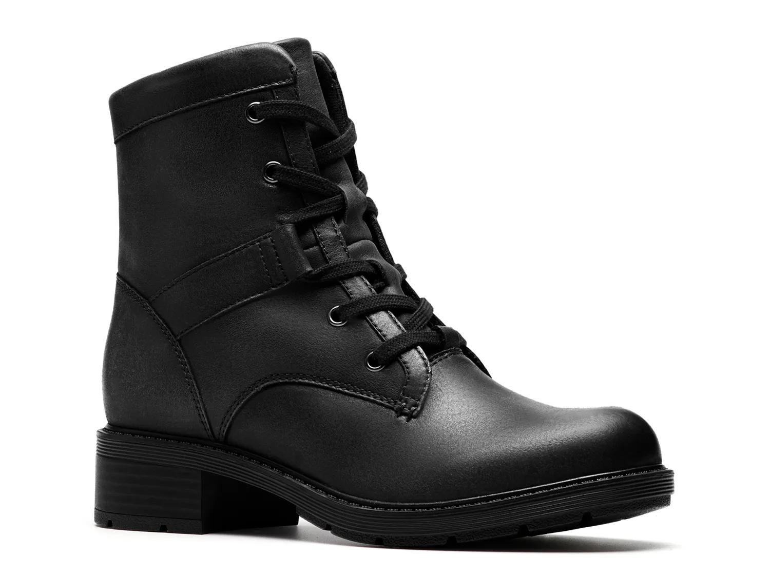 Clarks Hearth Parker Bootie | Women's | Black Leather | Size 6 | Boots