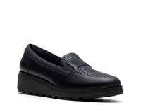 Sharon Pace Loafer Navy Leather view
