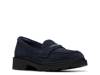 Lauryl Step Loafer Navy Suede view