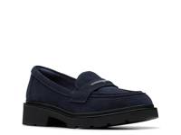 Lauryl Step Loafer Navy Suede view
