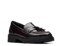 Lauryl Tassel Loafer Wine Red Patent view