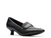Scarlyt Mabel Pump Black Leather & Fabric view