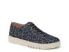 Callie Sneaker Navy Leopard Print Denim view