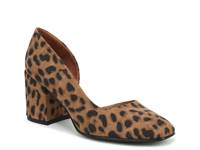 Theosha Pump Tan/Black Leopard Print Fabric view