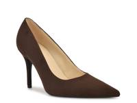 Gines Pump Dark Brown Faux Suede view