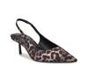 Hunny Pump Beige/Black Leopard Print Satin view