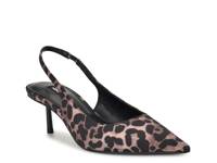 Hunny Pump Beige/Black Leopard Print Satin view