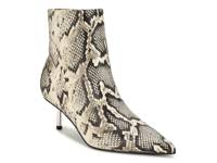Hamesa Bootie Beige Snake Print Synthetic view