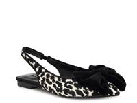 Junnie Sandal Black/White Leopard Print Calf Hair view