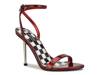 Reina Sandal Dark Red Synthetic view