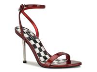 Reina Sandal Dark Red Synthetic view