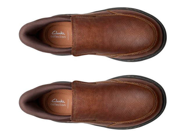 Clarks ブラウン （シボ皮） Clarks Craftwell Step Loafer - Free Shipping | DSW